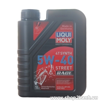 Nhớt liqui moly 4t synth 5w40 motorbike - 1