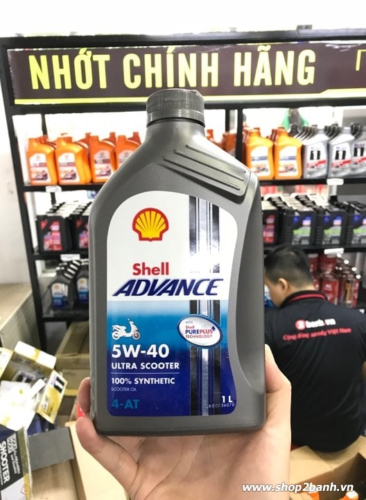 Shell advance ultra scooter 5w40 1l - 1