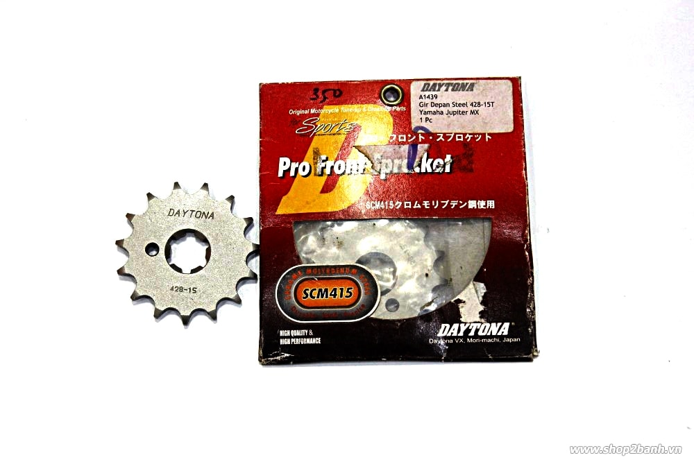 Nhông tải daytona raider 150 satria f 150 belang 150 exciter 135150 15t răng - 2