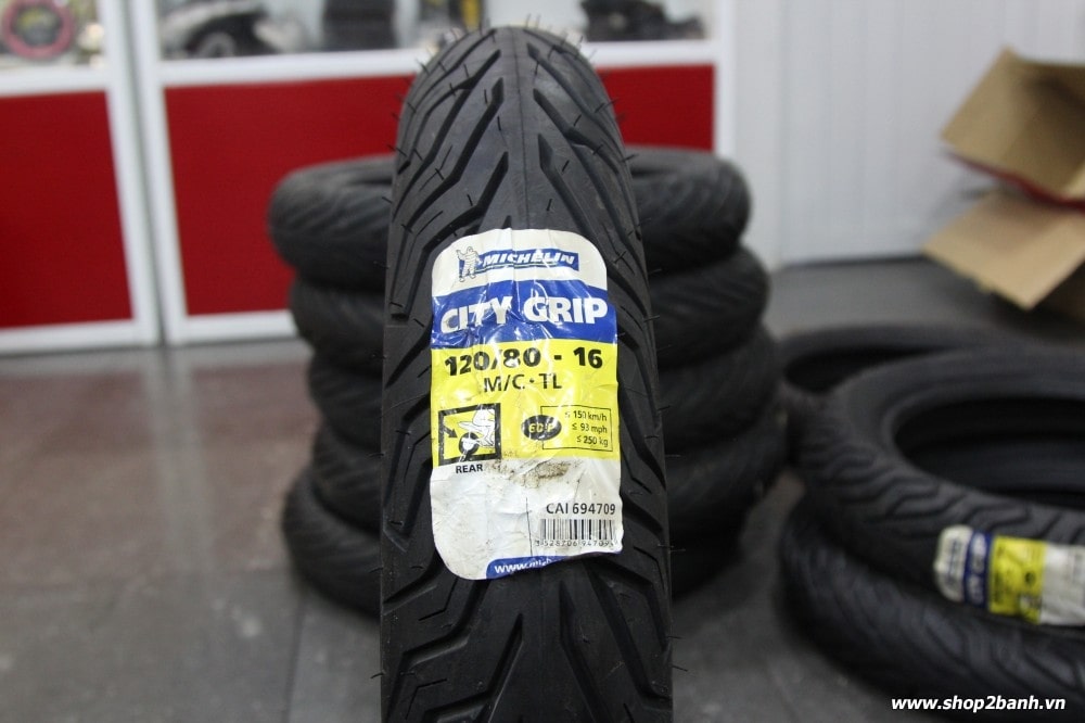 Vỏ michelin city grip 12080-16 - 1