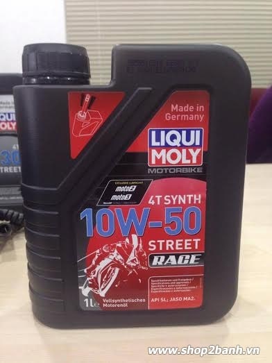 Nhớt liqui moly 4t synth 10w50 - 1