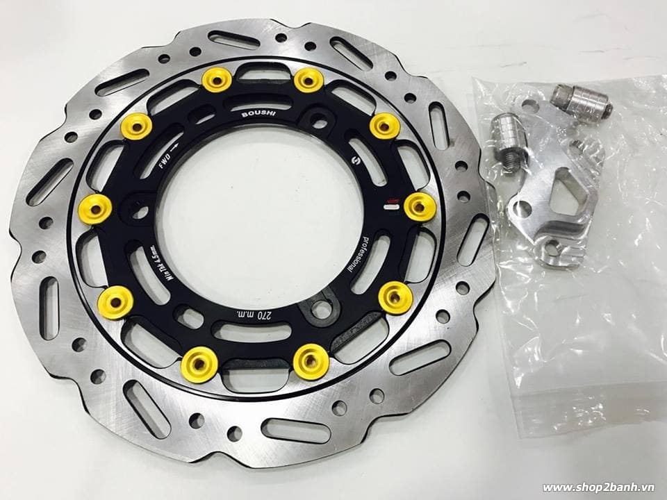 Đĩa thắng boushi 270mm luôn pat cnc cho yamaha nvx - 1