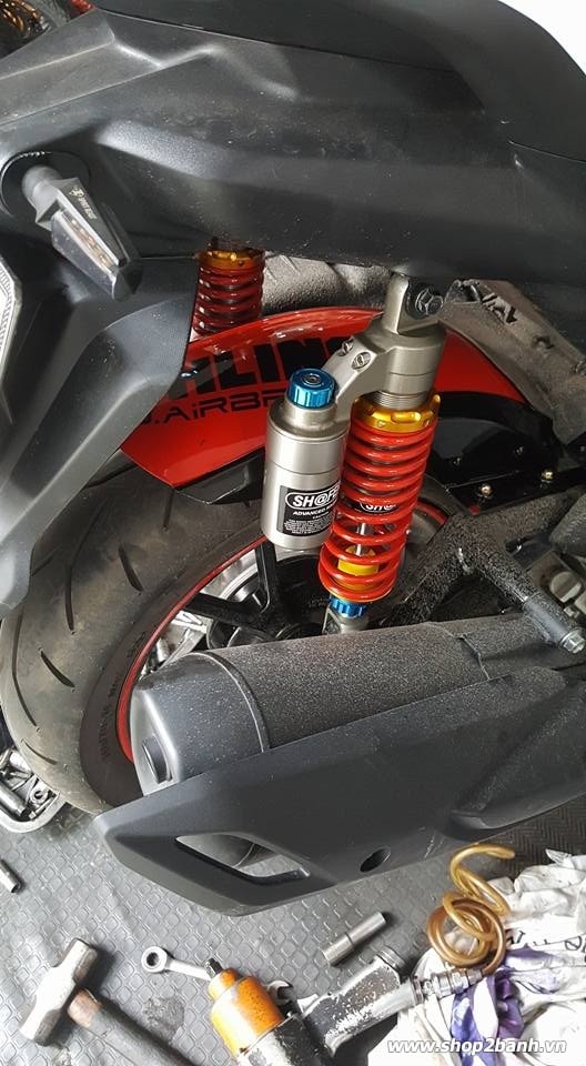 Dè con cho yamaha nvx loại sơn tem - 2
