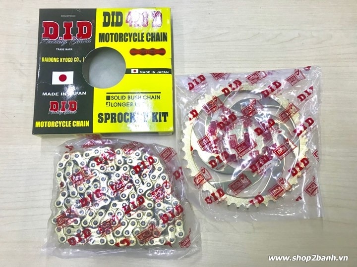 Nhông sên dĩa did vàng cho suzuki sport - 1