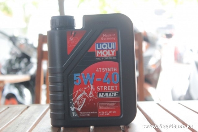 Nhớt liqui moly 4t synth 5w40 motorbike - 1