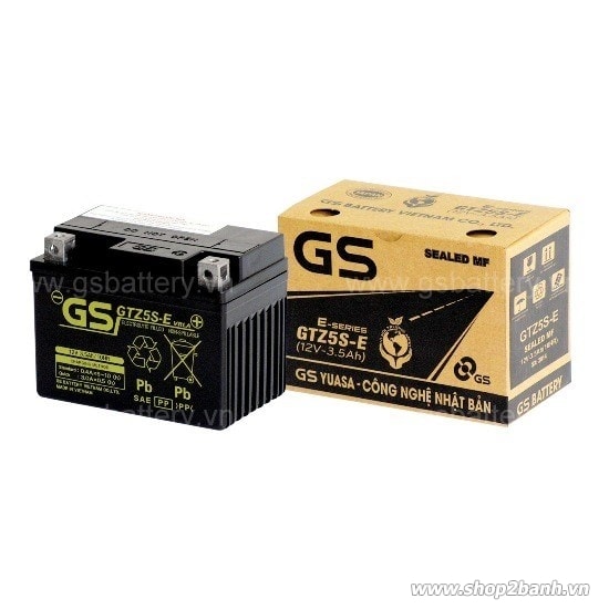 Bình ắc quy gs gtz5s-e - 1