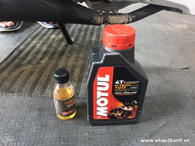 motul h-tech 100 4t 10w40 - 1
