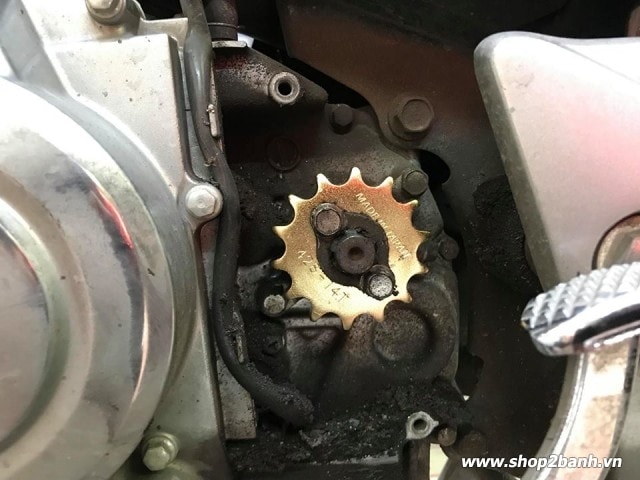 Nhông sên dĩa did vàng cho suzuki axelo - 3