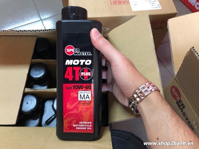 Nhớt speed master moto 4t plus 10w40 - 1