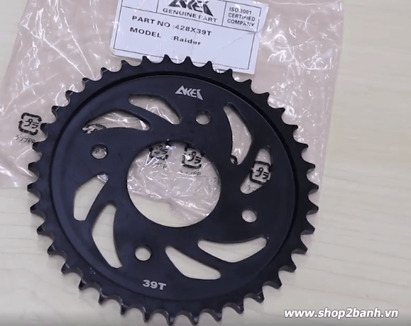 Dĩa tải akei 39t chính hãng cho raider fi - 2