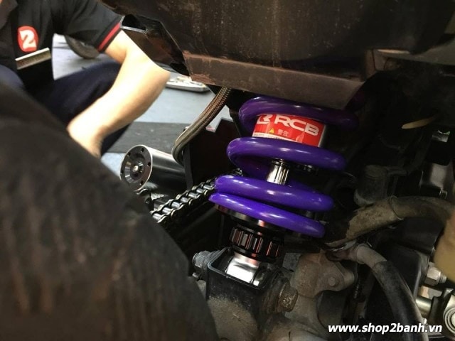 Phuộc rcb db-2 line chính hãng bình dầu cho exciter 135 - 2