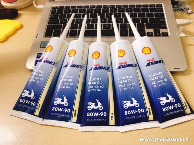 Nhớt hộp số shell advance scooter gear oil - 2