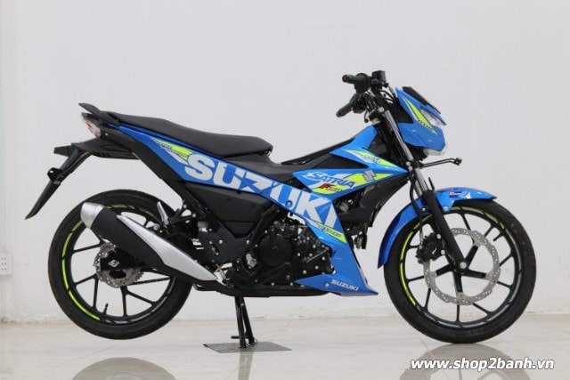 Xe suzuki satria f150 xanh gp nhập khẩu indo 2019 - 1