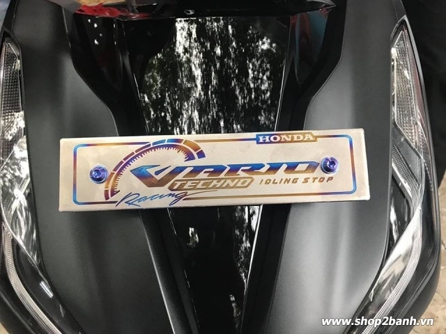 Bảng tên xe titan loại dày cao cấp cho vario click satria sonic - 3