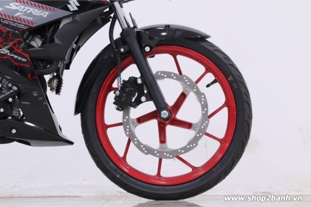 Xe suzuki satria f150 đen mâm đỏ nhập khẩu indo 2019 - 6