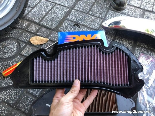 Lọc gió dna chính hãng dành cho honda sh ý shvn 125i150i - 4
