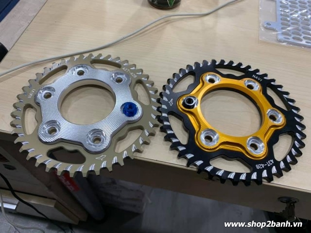Dĩa tải nhôm cnc 2 tầng 43t cho exciter 150 - 1