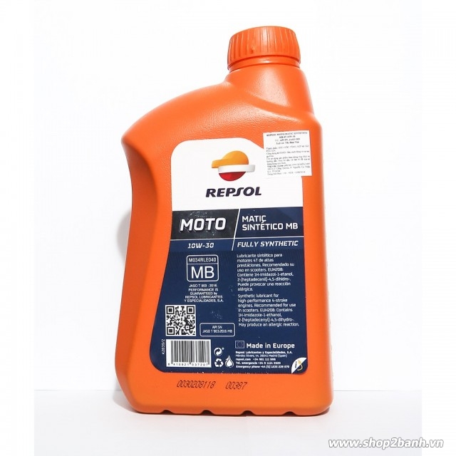 Nhớt repsol matic sintetico 4t 10w30 - 2