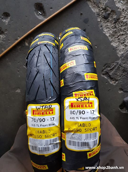 Vỏ pirelli 7090-17 diablo rosso sport - 1