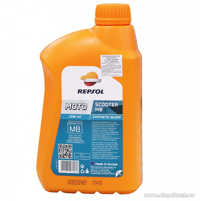 Nhớt repsol moto scooter mb 4t 10w40 - 2