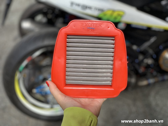 Lọc gió lưới thép độ dành cho exciter 150 - 1