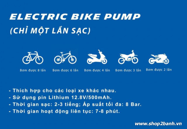 Bơm hơi mini michelin chính hãng - 4