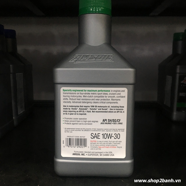 Amsoil 10w30 synthetic metric - 2