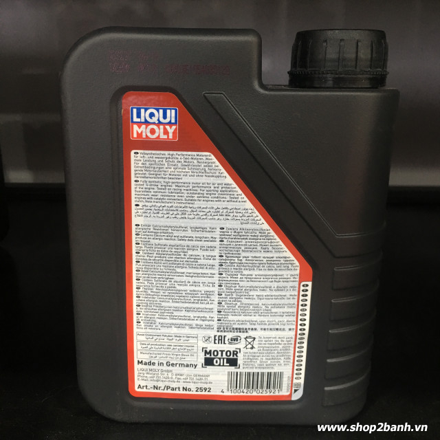 Nhớt liqui moly 4t synth 5w40 motorbike - 3
