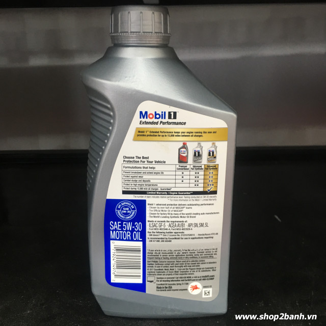 Nhớt mobil 1 gold 5w30 - 2