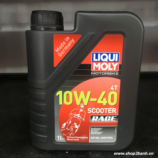 Nhớt chiết lẻ liqui moly scooter race 10w40 100ml - 2
