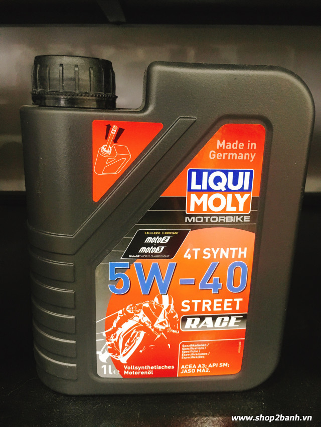 Nhớt liqui moly 4t synth 5w40 motorbike - 2