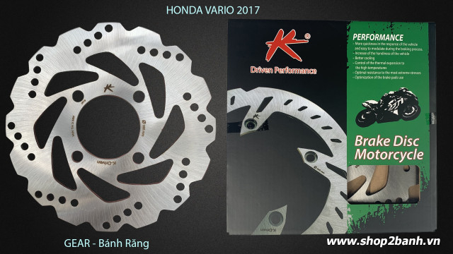 Đĩa thắng k-driven bánh răng cho vario click mẫu cũ chính hãng - 1