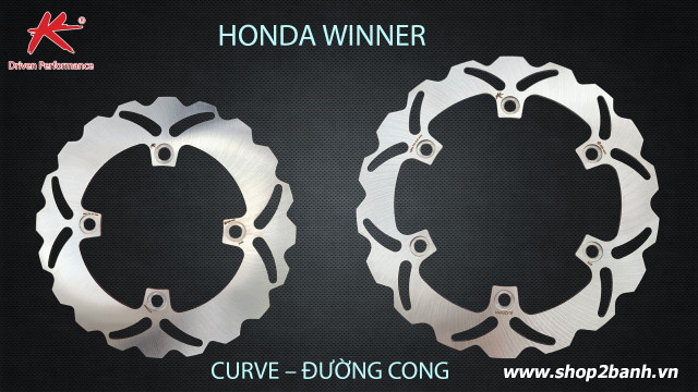 Đĩa thắng sau k-driven đường cong chính hãng cho honda winner - 1