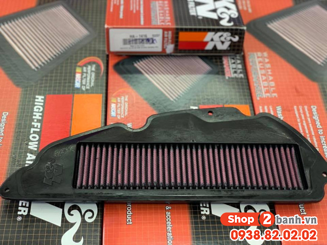 Lọc gió kn cho sh300i chính hãng - 1