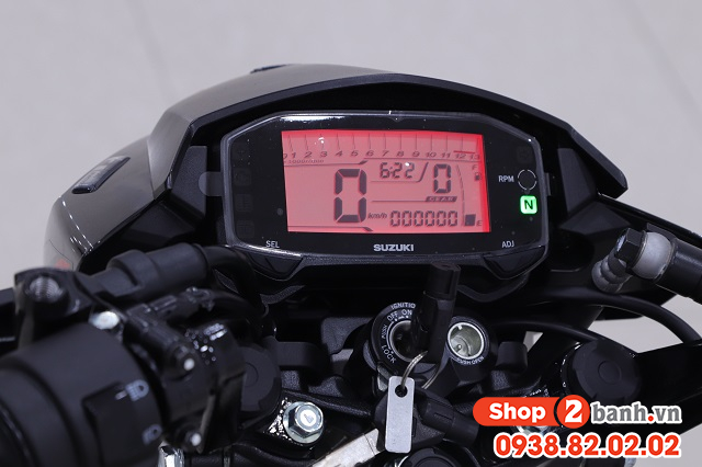 Xe suzuki satria f150 đen mâm đỏ nhập khẩu indo 2020 - 3