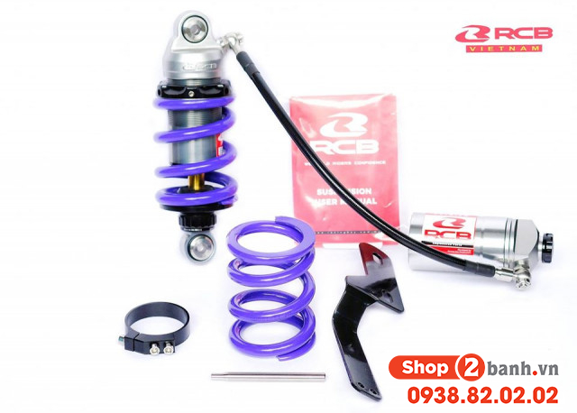 Phuộc rcb db-2 bình dầu cao cấp cho exciter 150 chính hãng - 1