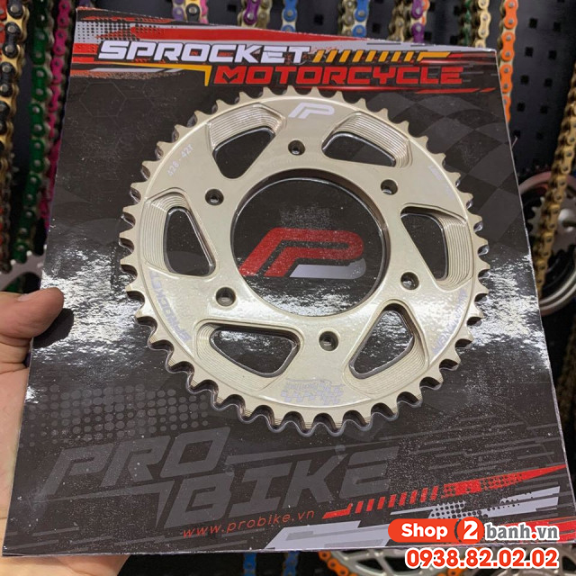 Dĩa nhôm probike 7075 a5 cho exciter 42t - 1