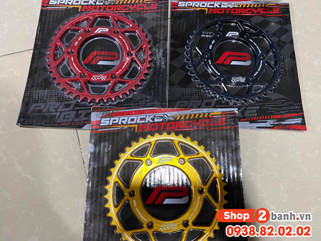 Dĩa nhôm probike 7075 a3 cho exciter 43t - 2