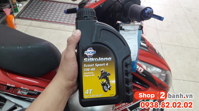 Nhớt fuchs silkolene scoot sport 4 5w40 - 3