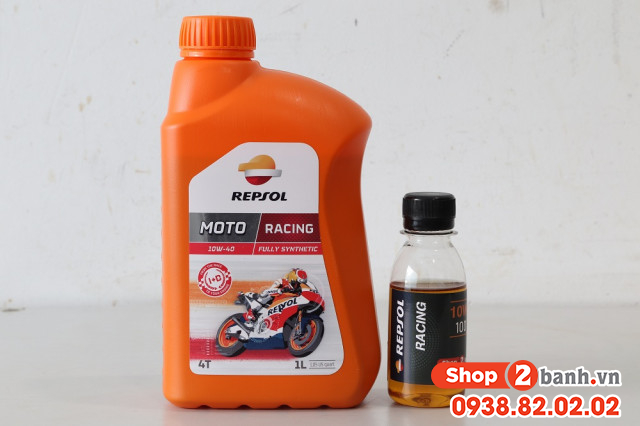 Nhớt chiết lẻ repsol racing 10w40 100ml - 2
