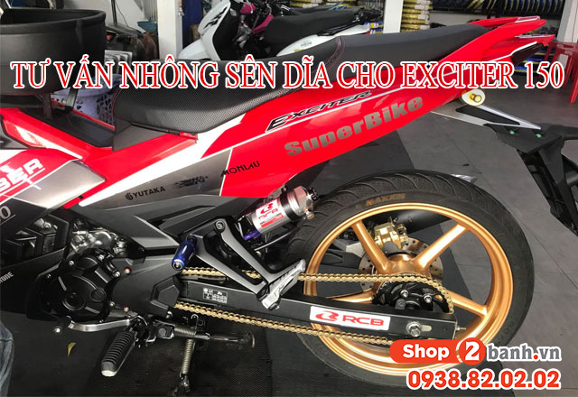 Chọn mua nhông sên dĩa xe exciter 150 nên thay loại nào tốt - 1
