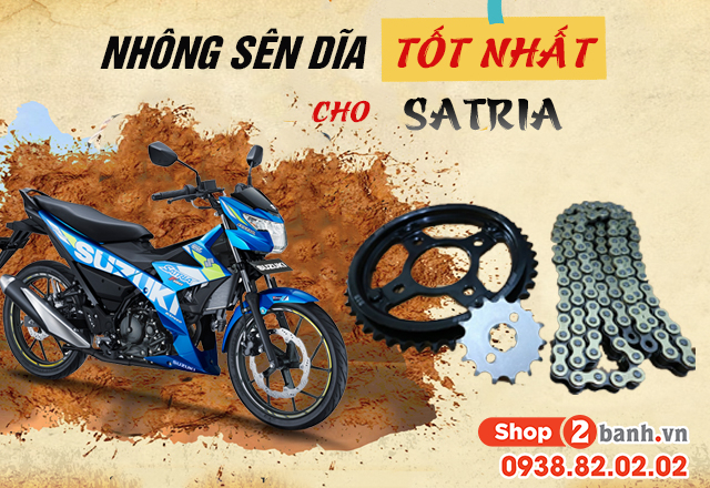 Chọn mua nhông sên dĩa xe satria nên thay loại nào tốt - 1
