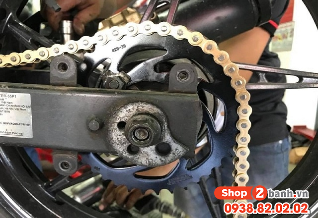 Nhông sên dĩa xe máy hỏng ảnh hưởng gì đến xe - 2