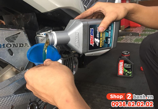 Xe sh 150i thay nhớt bao nhiêu ml - 7