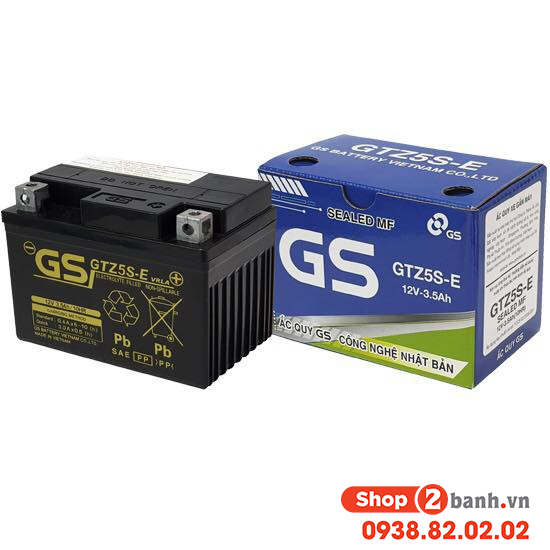 Bình ắc quy GS GT5A cho Exciter 150 Exciter 135  Excitervn