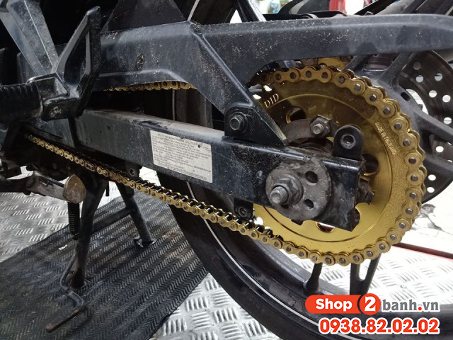 Nhông sên dĩa did vàng cho exciter 135 - 4