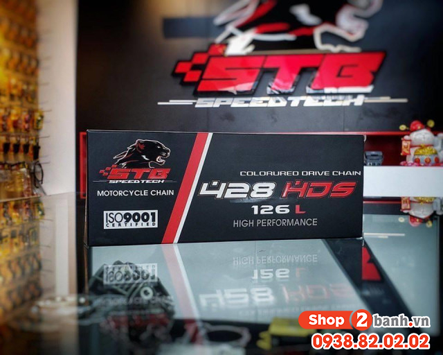 Sên vàng stb 428hds 9 ly - 126 mắc - 2