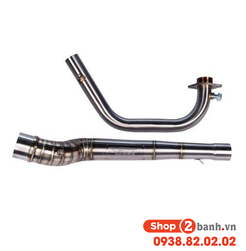 Cổ pô stb inox cho satria raider fi 34mm chính hãng - 1