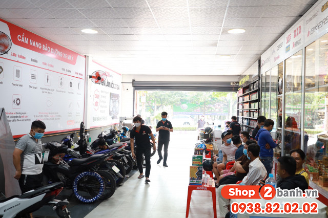 Thay nhớt vỏ xe chính hãng giá rẻ tại shop2banhvn - 3
