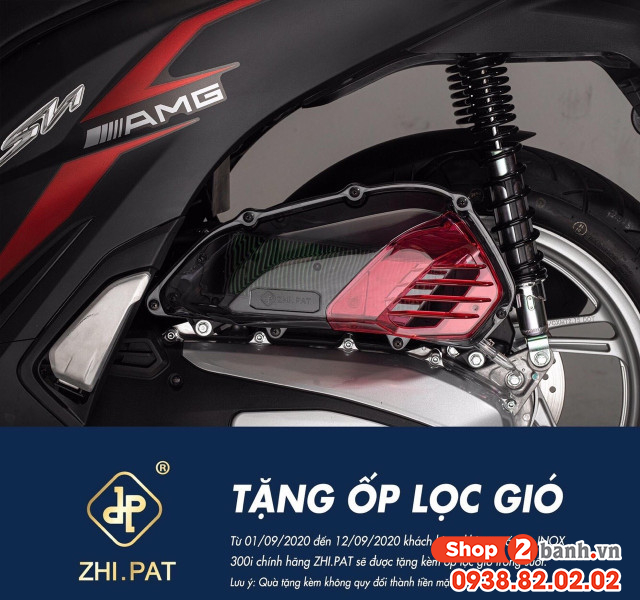 Ốp pô inox 300i zhipat cho shvn 2020 - 4